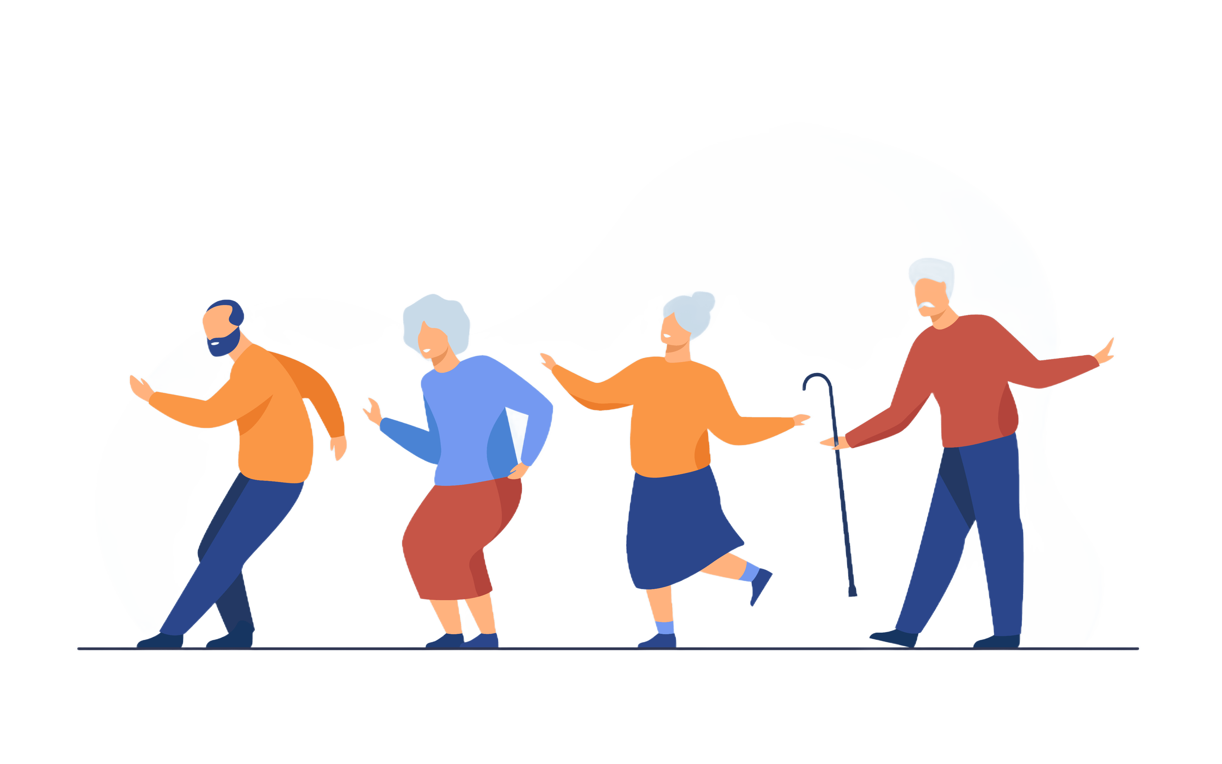 Seniors enjoying music